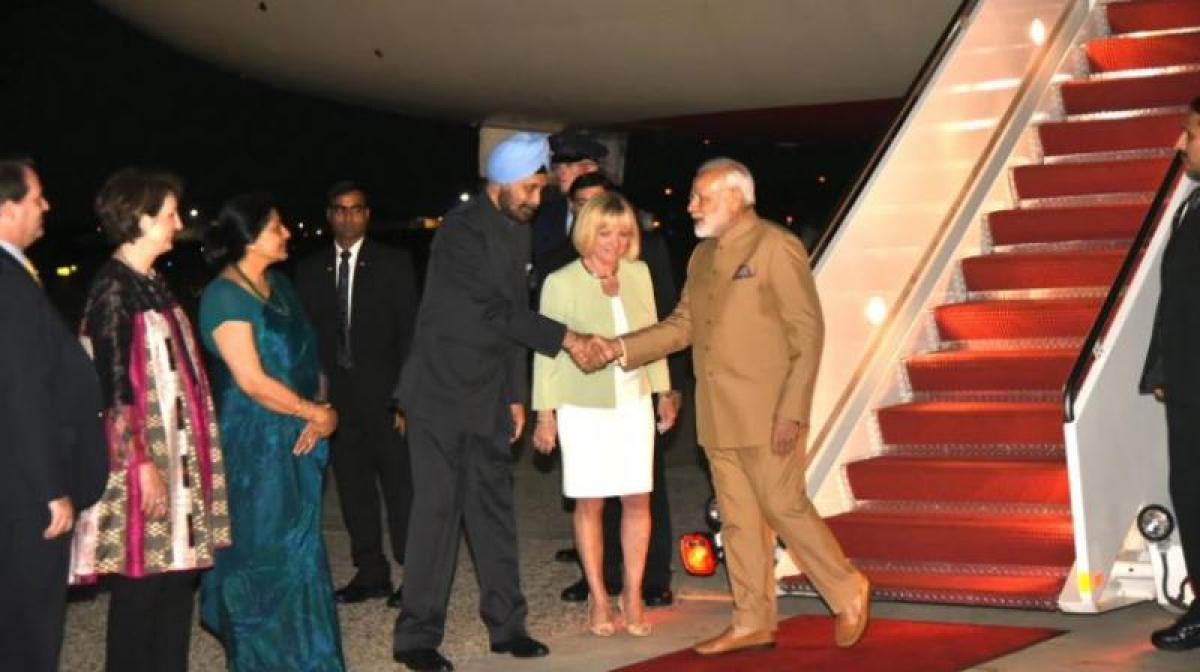PM Modi arrives in US; to discuss terrorism, H-1B visa